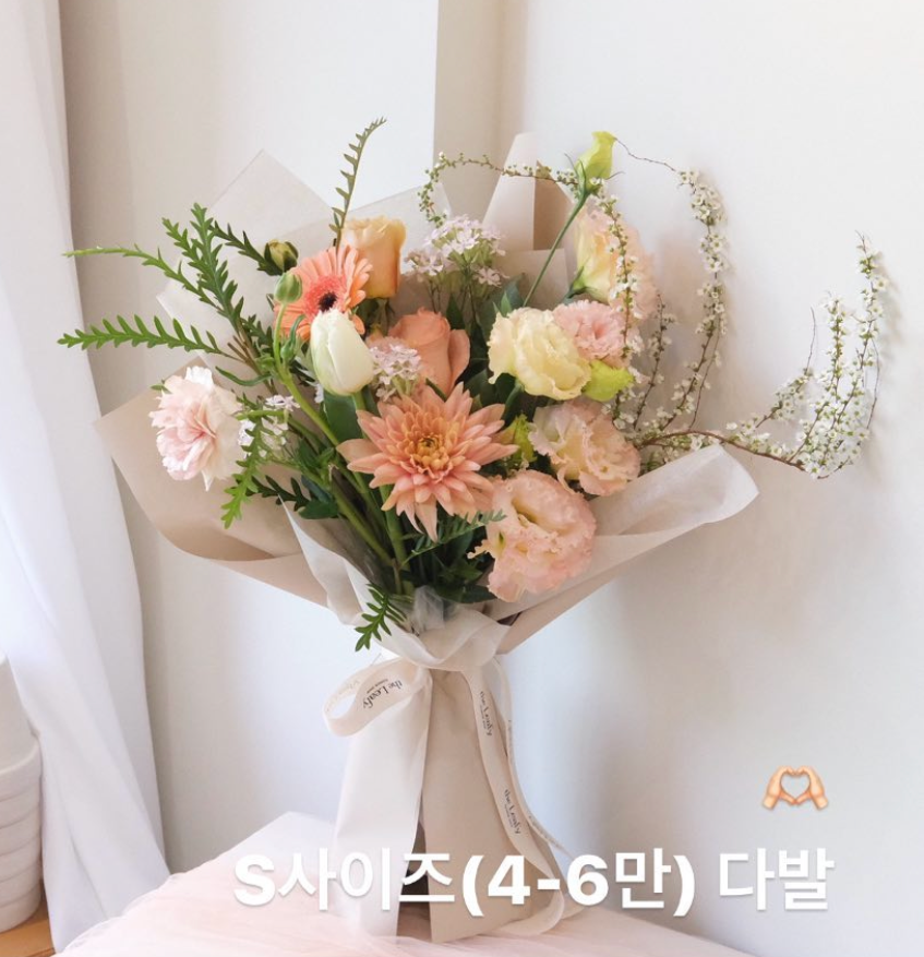 파스텔톤 꽃다발 (출처:인스타그램 flowers_cometome, theleafy_flower)