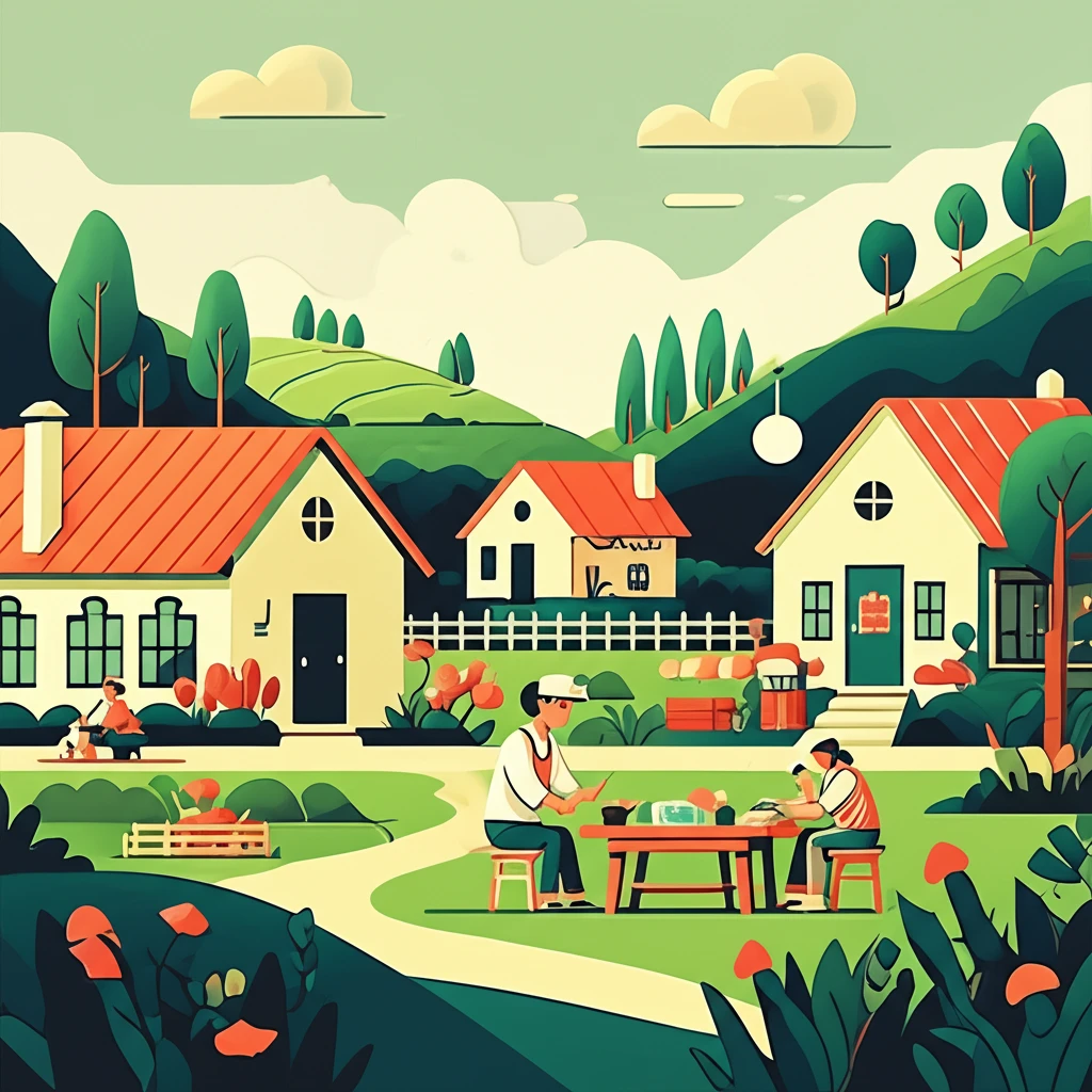 파인촌뜨기: 자연 속에서 삶의 본질을..