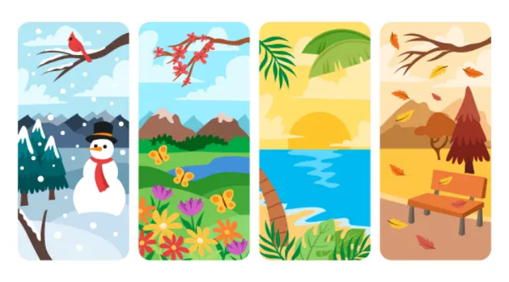 사계절의 흐름과 같은 운의 법칙