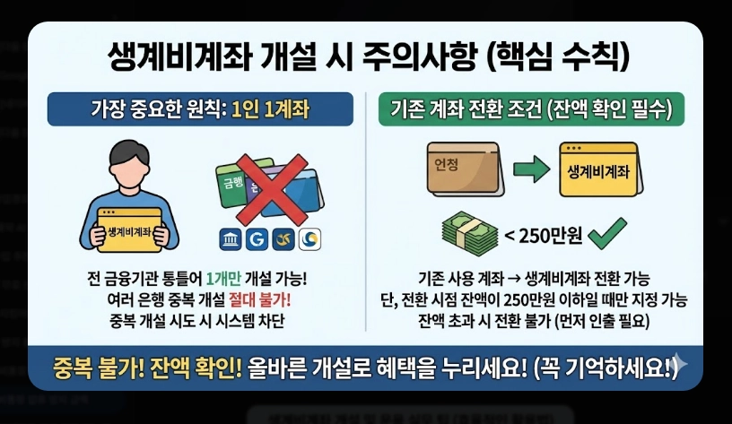 생계비통장 압류방지 금액 250만원 상향 [2026년 시행] 보호 한도 및 개설 방법 안내