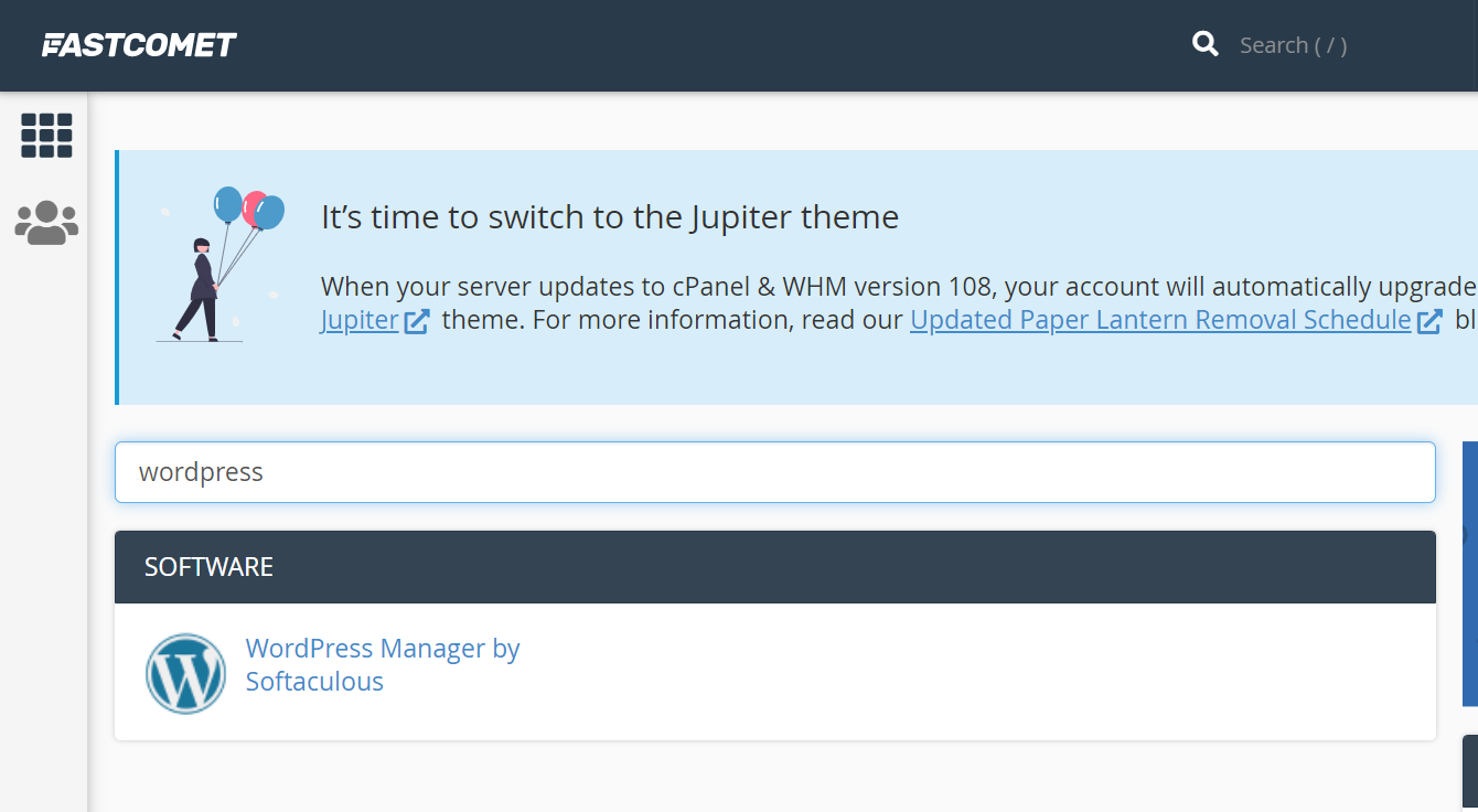 FastComet에 워드프레스 설치하기