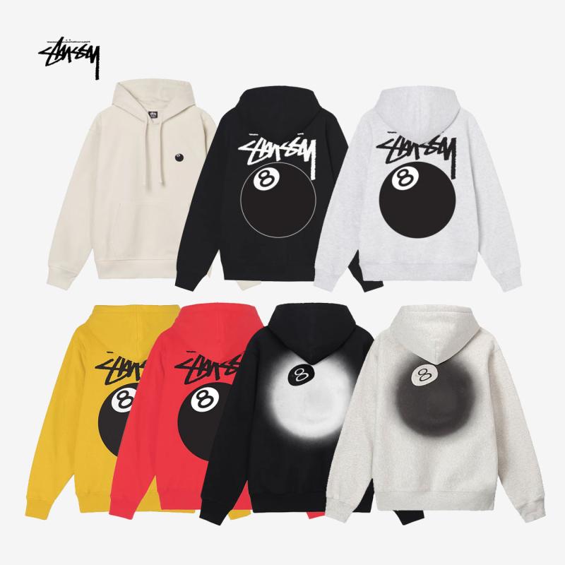 (국내매장판) 스투시 후드 집업 티셔츠 에잇볼 8볼