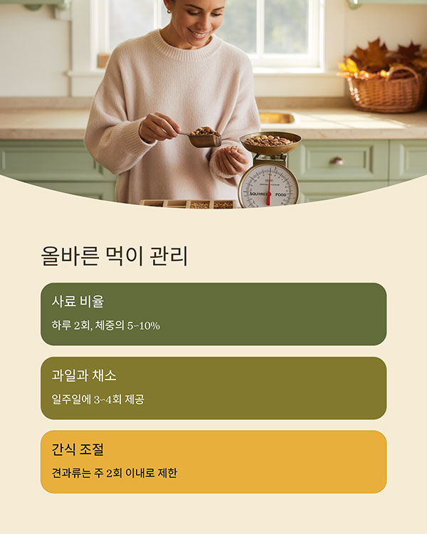 먹이 관리