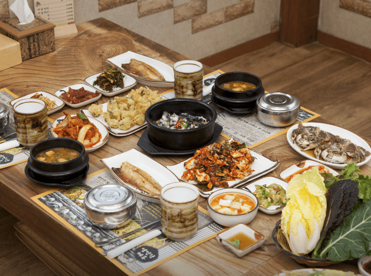 아산 맛집 "영인산마루" 음식