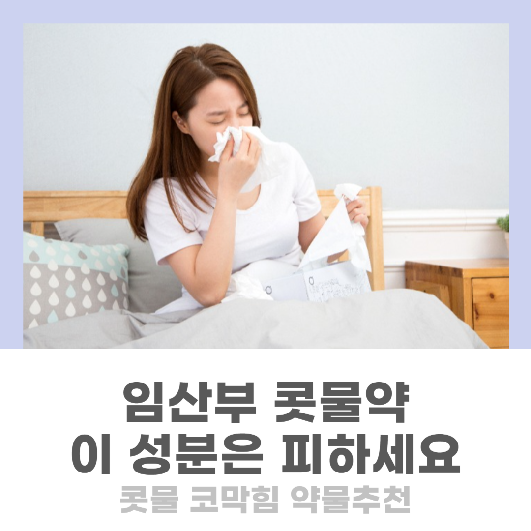 임산부 콧물약 비염약