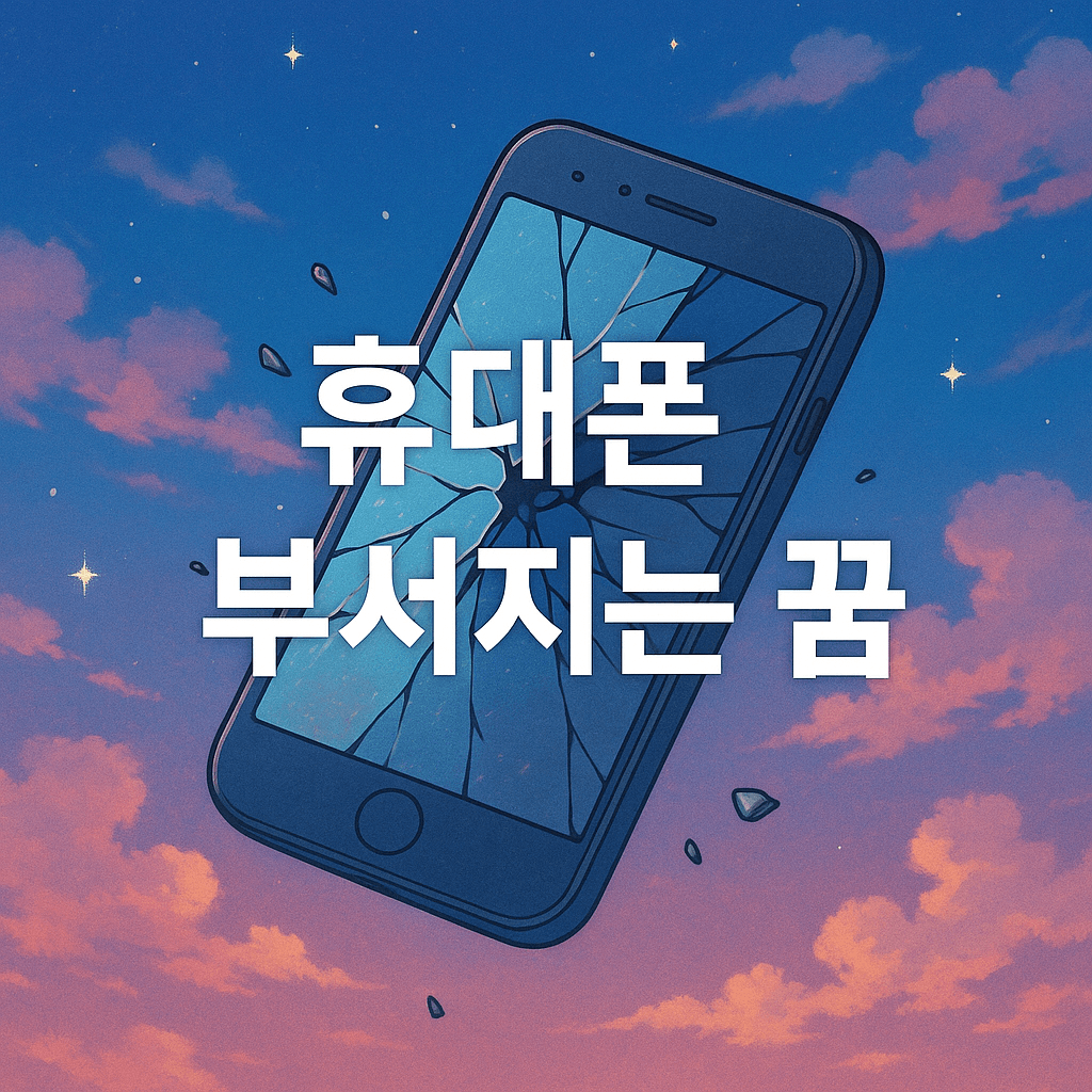 휴대폰 부서지는 꿈 해몽