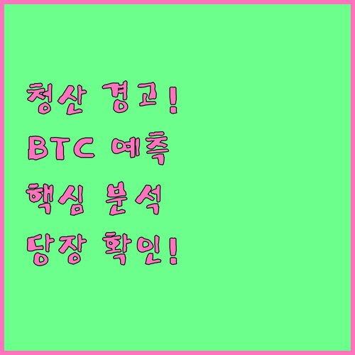 비트코인 선물 거래 강제 청산 예측 ..