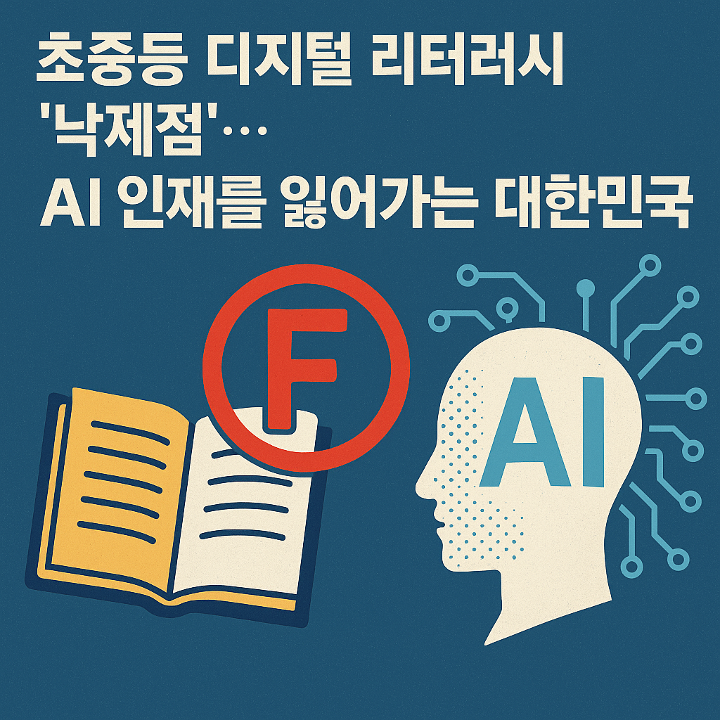초중등 디지털 리터러시 ‘낙제점’… AI 인재를 잃어가는 대한민국