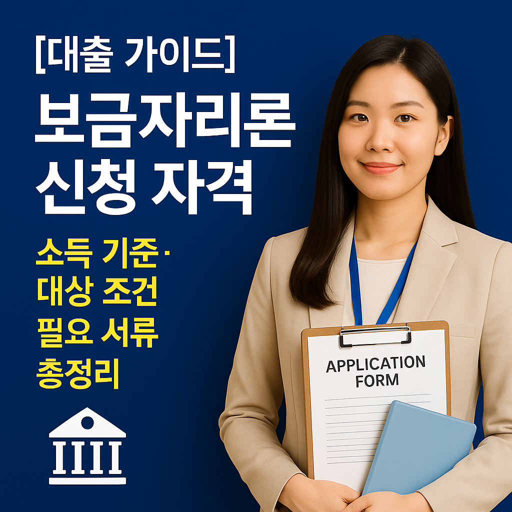 [대출 가이드] 보금자리론 신청 자격 ｜ 소득 기준&middot;대상 조건&middot;필요 서류 총정리