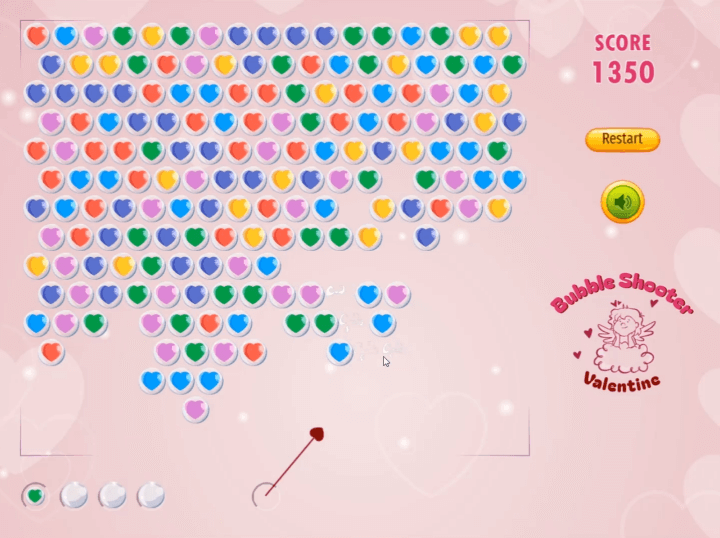 버블을-터트리고-제거하는-화면