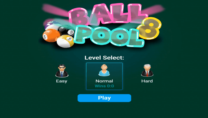 8볼풀-무료게임-메인-화면