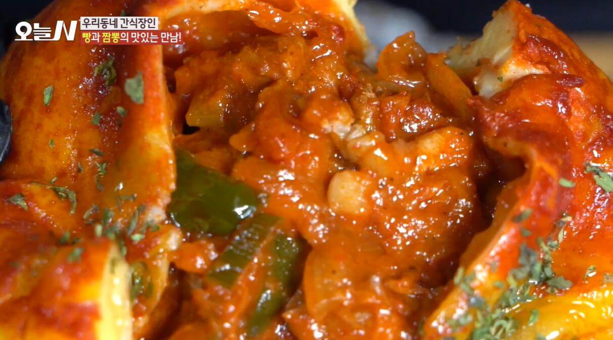 오늘N 우리동네 간식장인 화끈한 불맛 짬뽕빵 달인 골라 먹는 짬뽕빵 5종