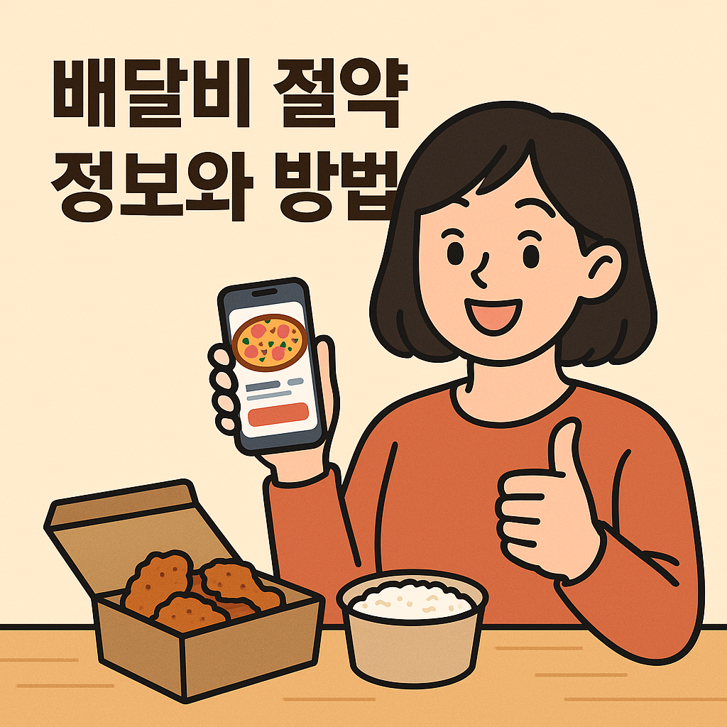 배달비 절약 정보와 방법