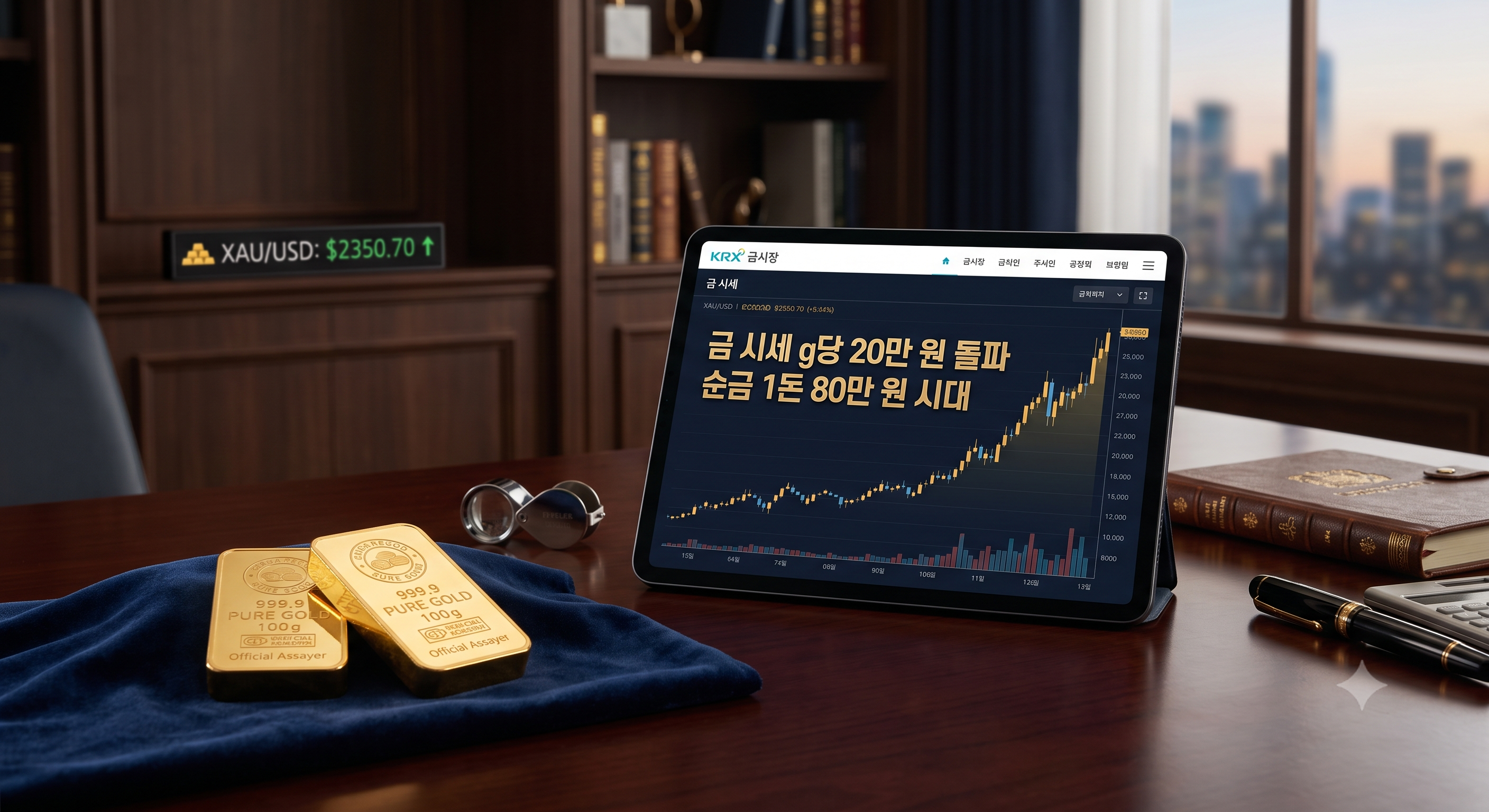 국내 금 시세 g당 20만 원 돌파 현황과 실물 금 및 KRX 금시장 절세 비교 분석