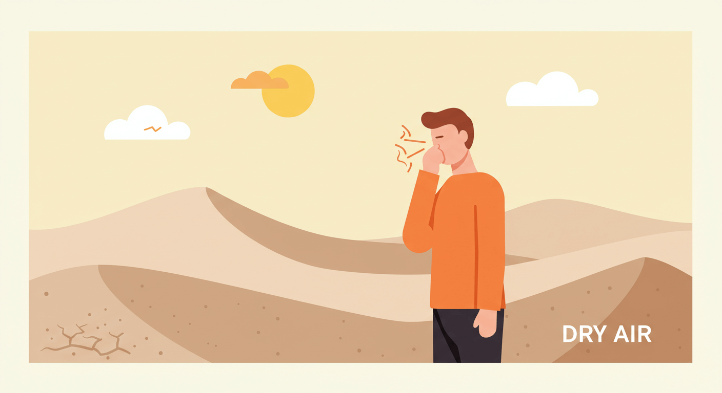 건조지역 비염 대책 (코 건조증, 비강 세척, 비염 치료)