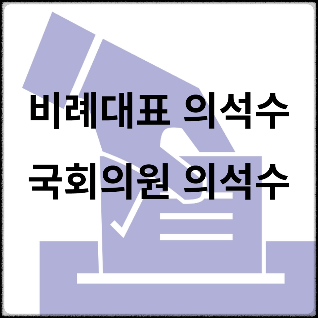 비례대표 의석수