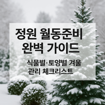 [정원가꾸기_실전편]겨울 대비 월동준비 가이드 : 정원의 생명을 지키는 관리법