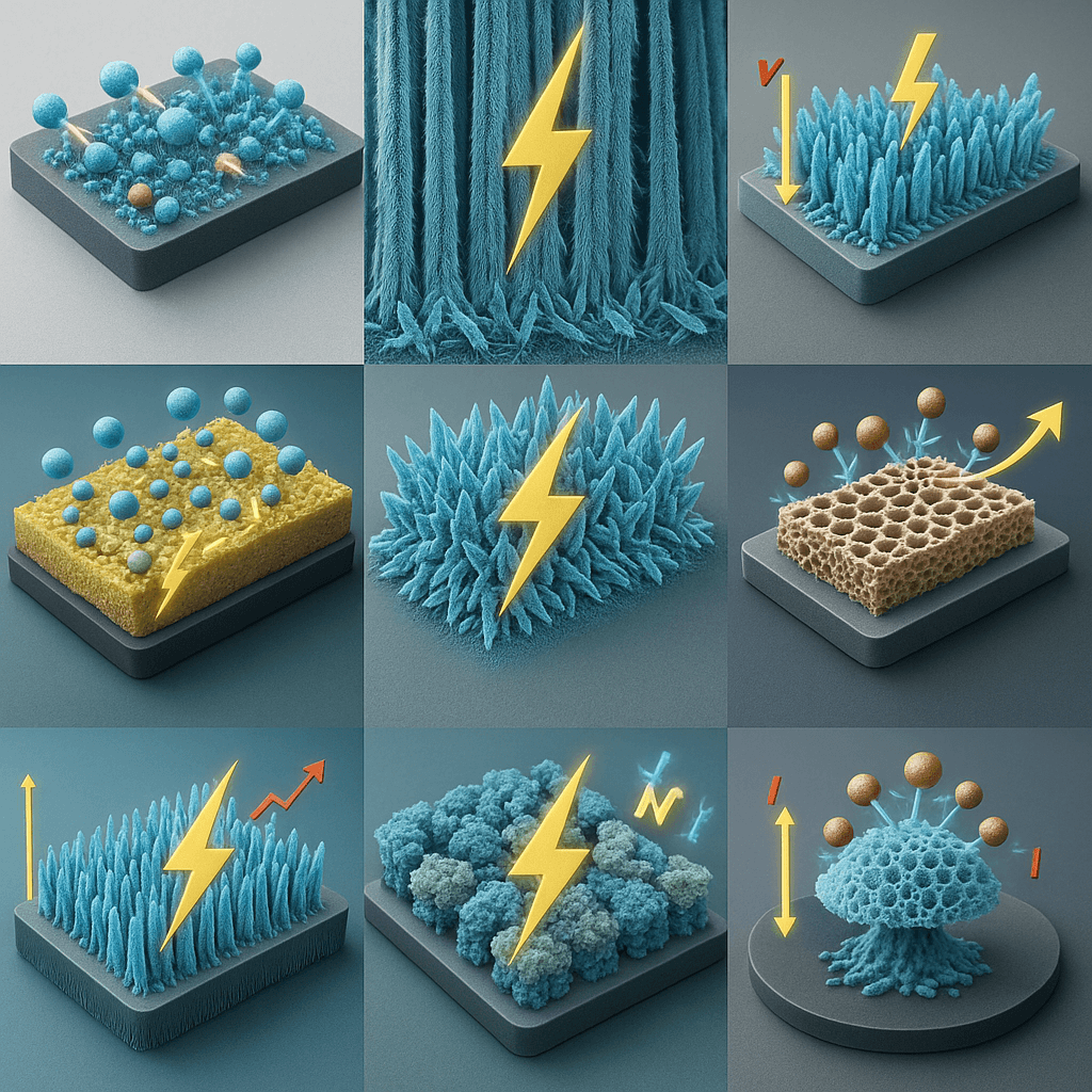 나노 구조체 전기화학적 성능 향상 기술