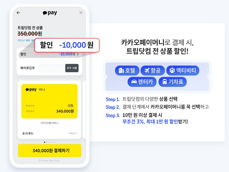 트립닷컴 6월 프로모션, 호텔 자동 50% 할인, 마운틴뷰 & 오션뷰 국내 펜션 특가전