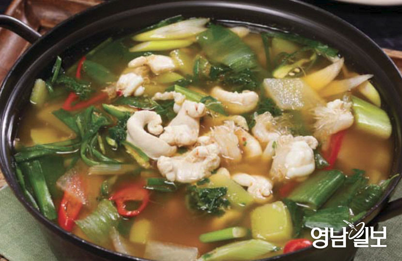 울릉도 오징어내장탕