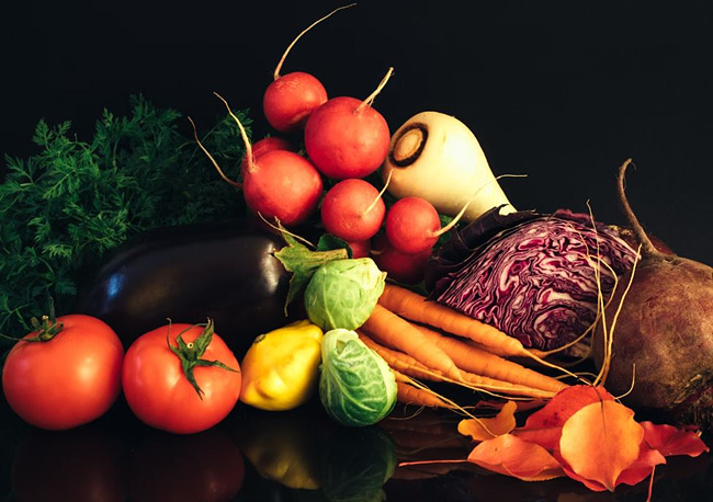 여름 채소 사진