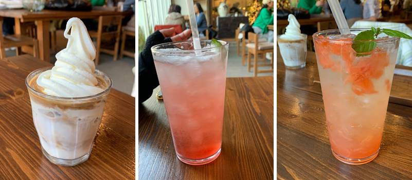 아포카토, 딸기 음료, 자몽에이드