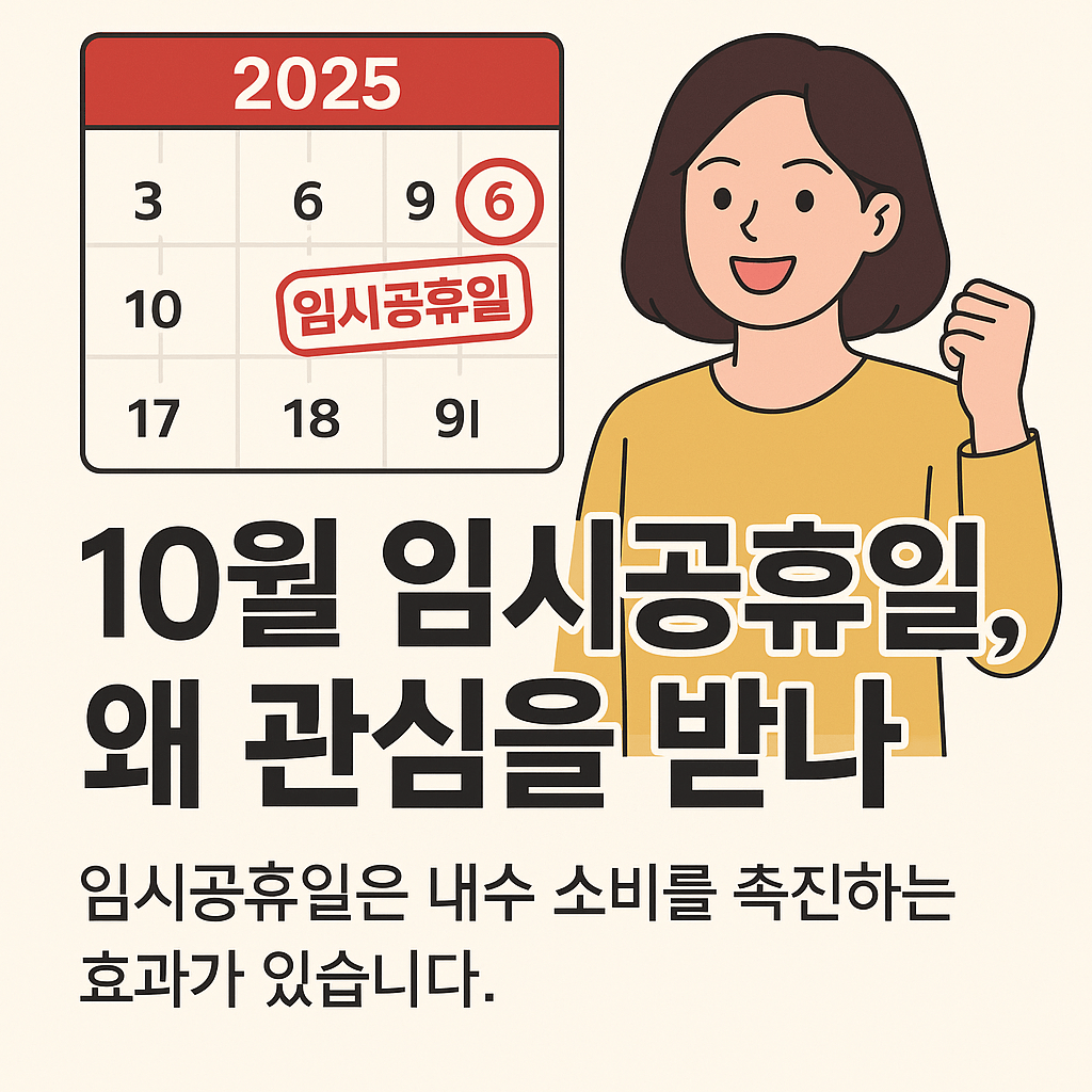 2025년 10월 임시공휴일 논의, 추석과 한글날이 만든 황금연휴 완전정리