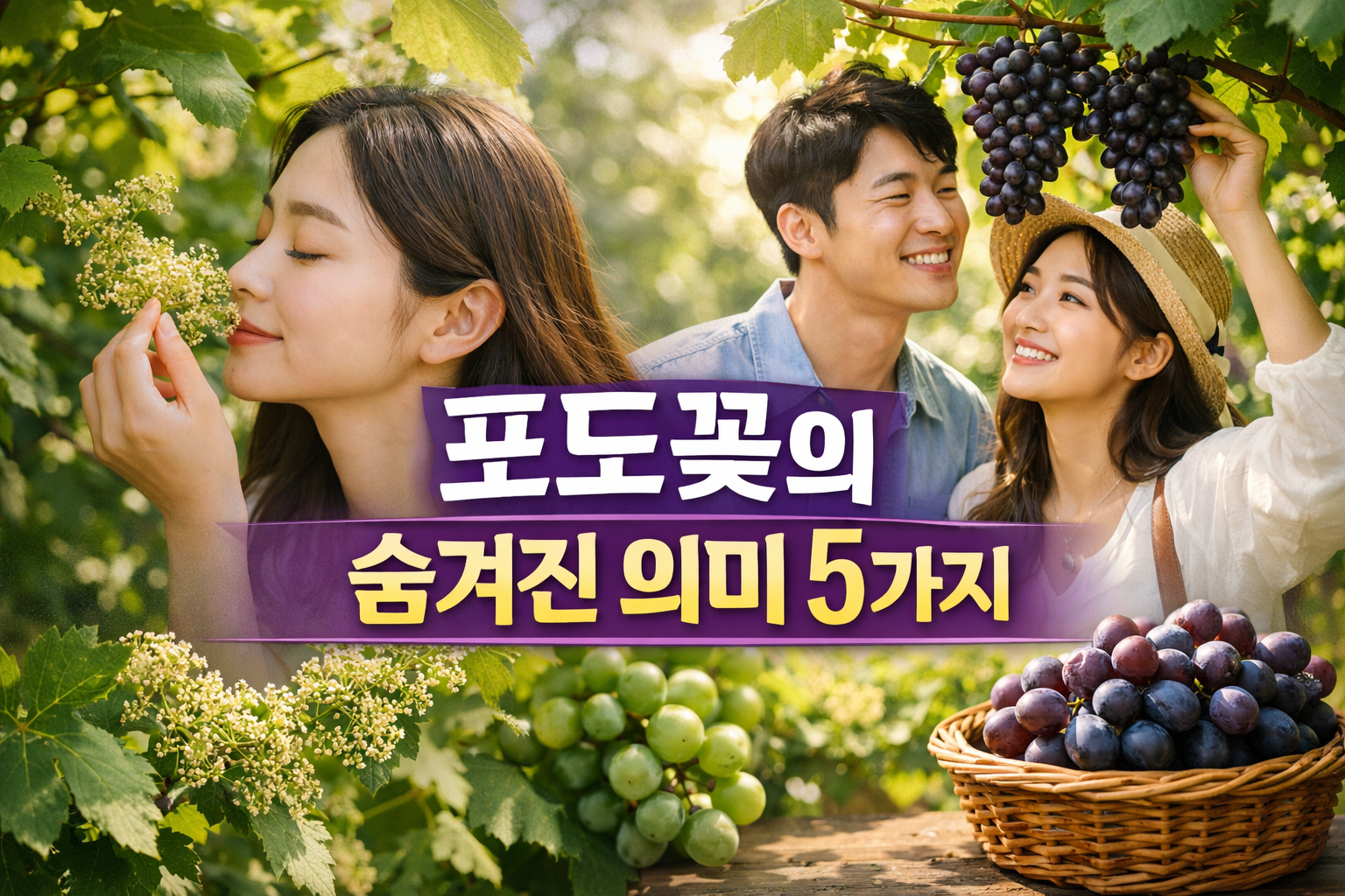 포도꽃 꽃말