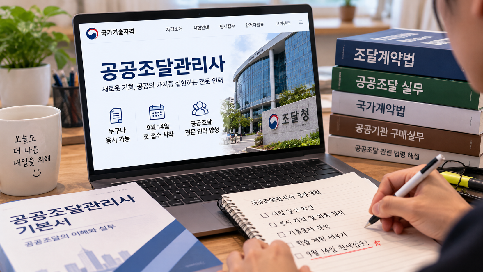 공공조달관리사 9월 14일 첫 접수 시작, 마감 전 필독!