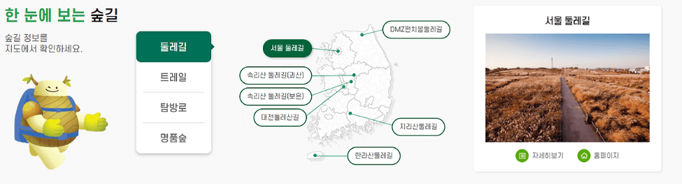 자연휴양림 숲나들e 예약