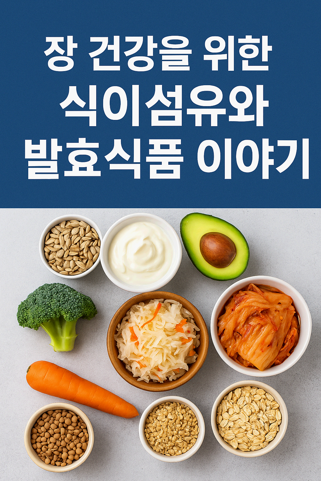 장 건강을 위한 식이섬유와 발효식품 이야기
