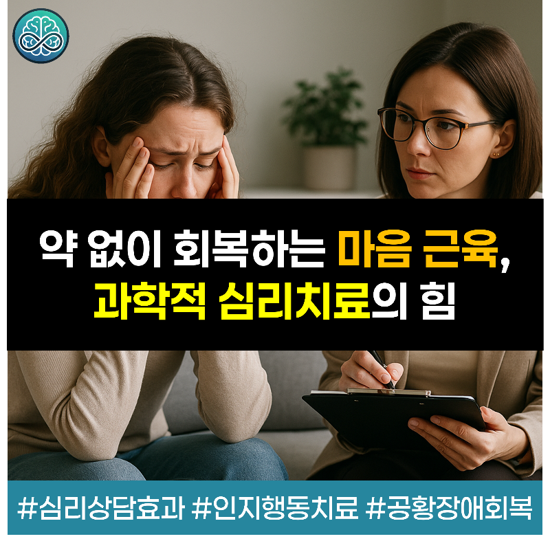 우울증 공황장애 약 없이 극복