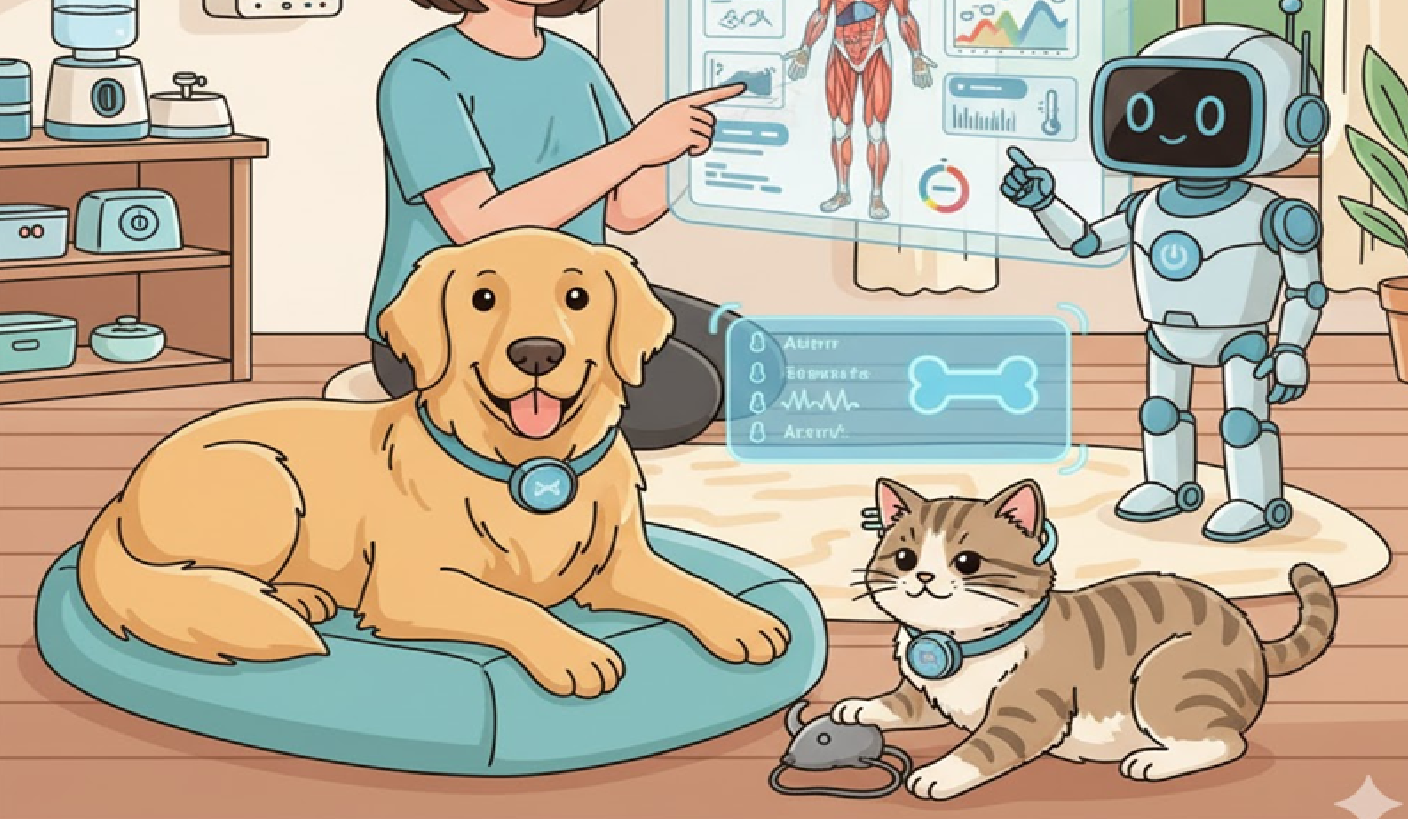 반려동물 AI 건강관리, 웨어러블 기기