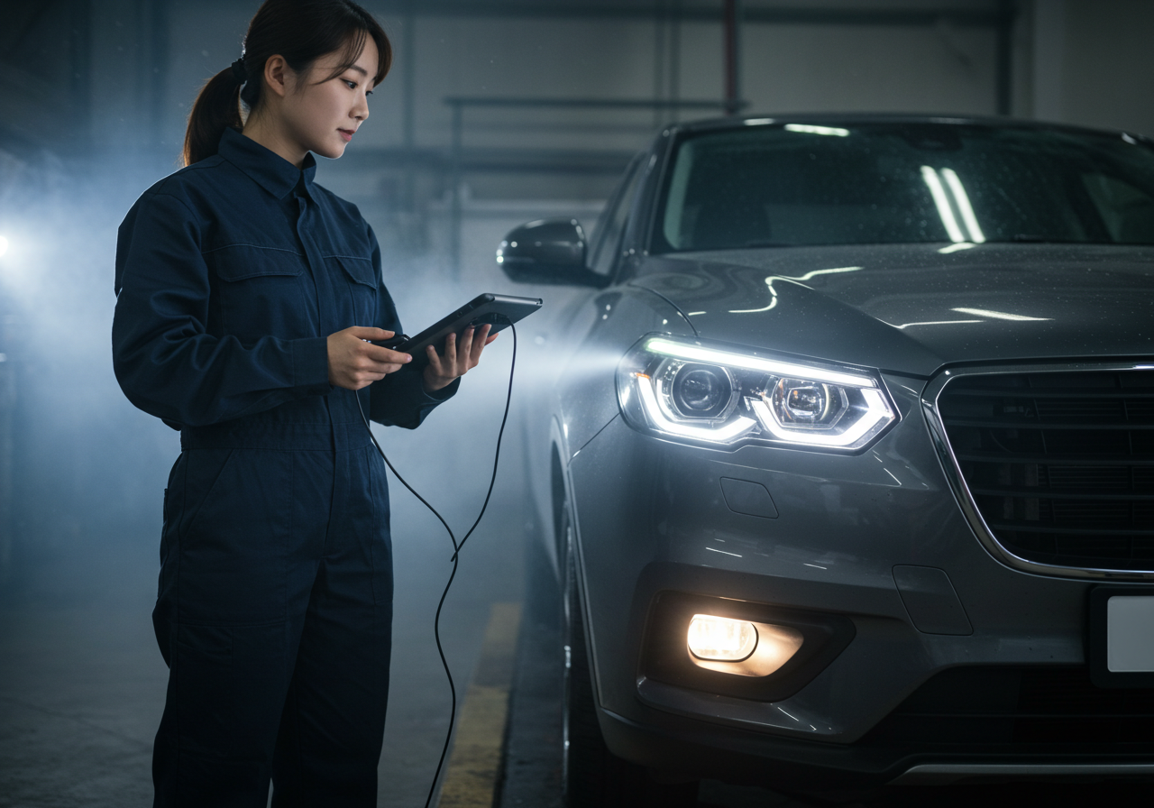 조명 및 전기 시스템 점검