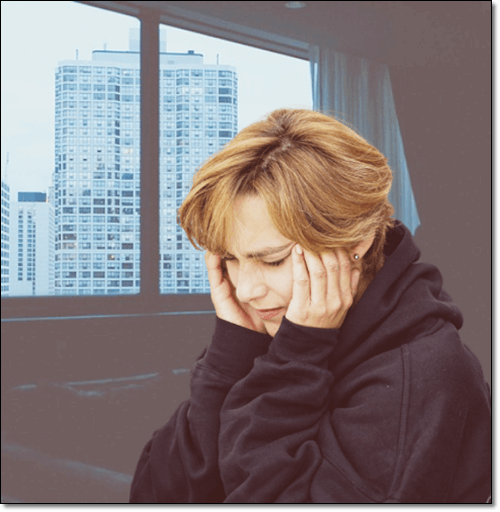 신경장애 여성