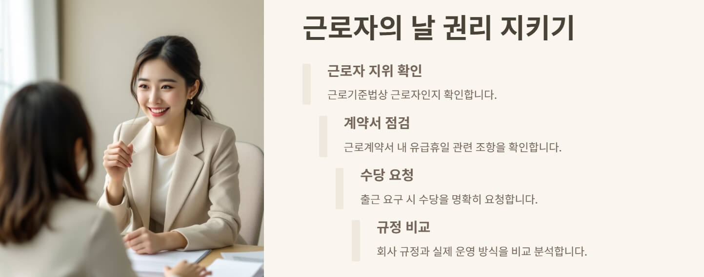 근로자의날 근무수당
