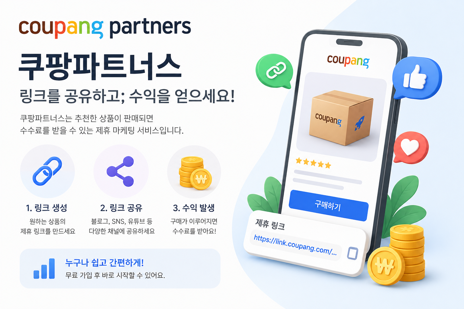 제휴마케팅이 대체 뭔데 쿠팡파트너스부터 말할까, 쿠팡파트너스의 온라인 수익 구조