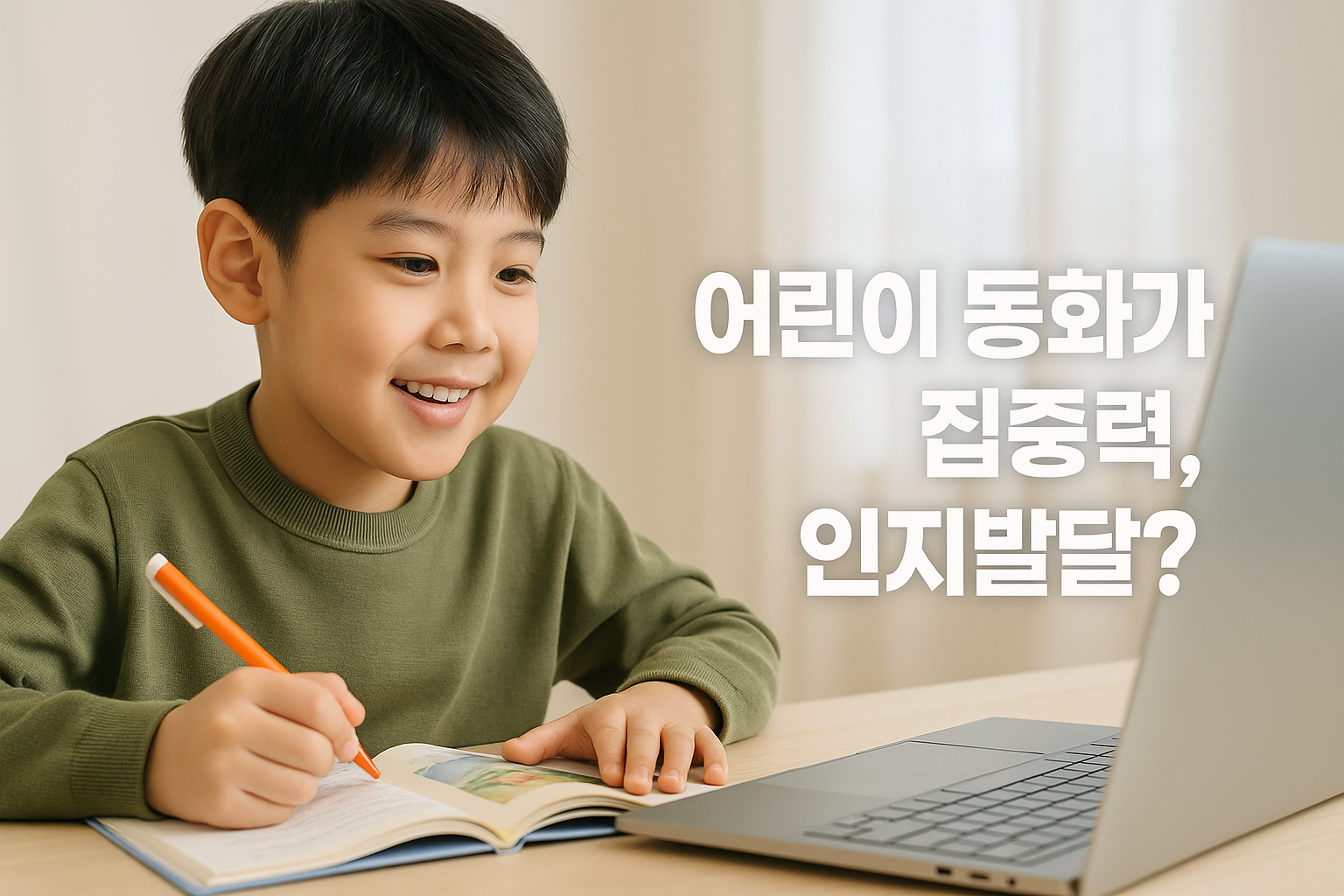 어린이 동화, 집중력, 인지발달