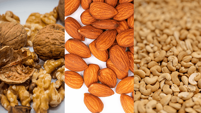 호두 아몬드 캐슈넛 사진 모습