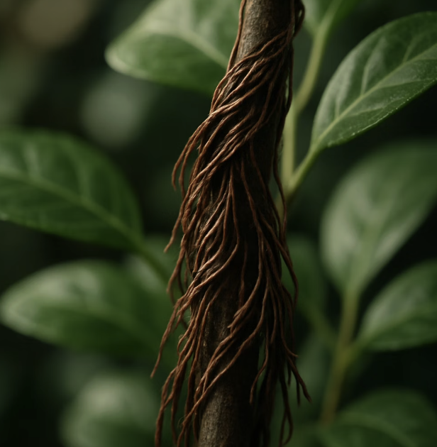 첫째, 이 식물은 원래 등반가예요