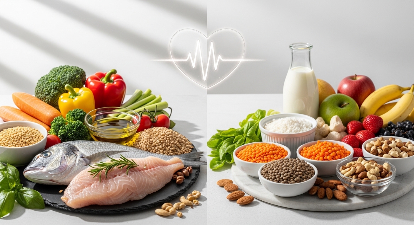 심장 돌연사 막는 기적의 밥상: 지중해식 vs DASH 식단 완벽 비교