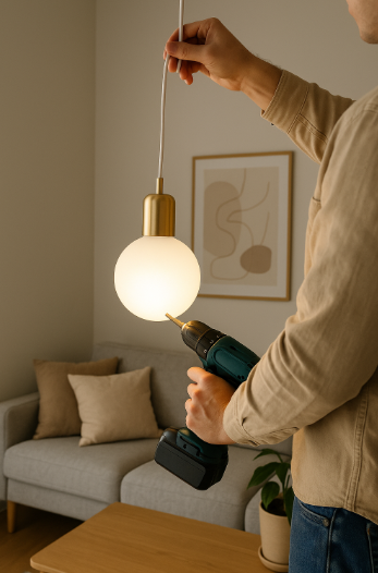 셀프 조명 설치법