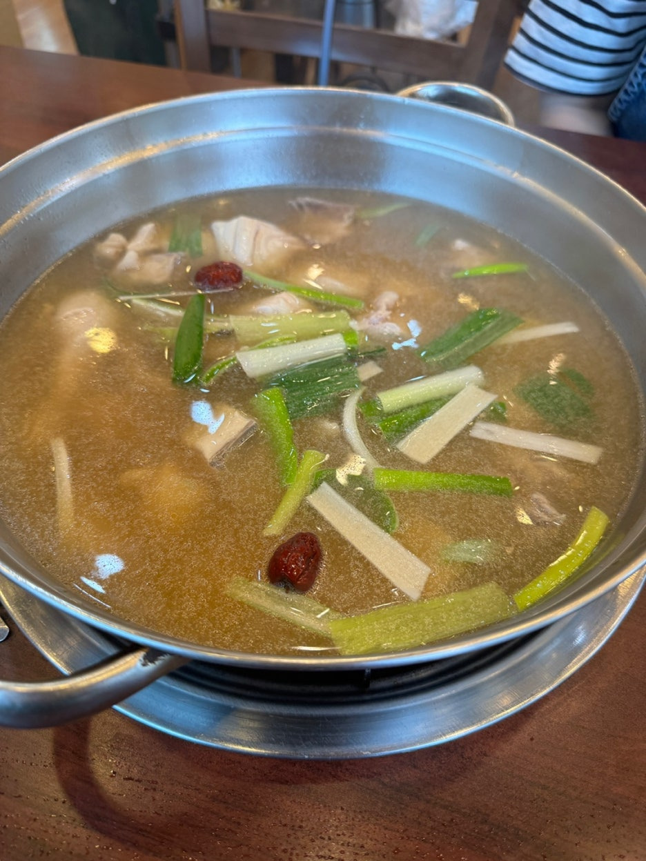 닭한마리 육수