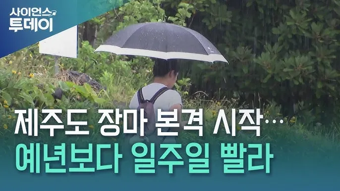 제주도 장마 기간 언제 시작될까 예상시기 완벽 기상 정보_2