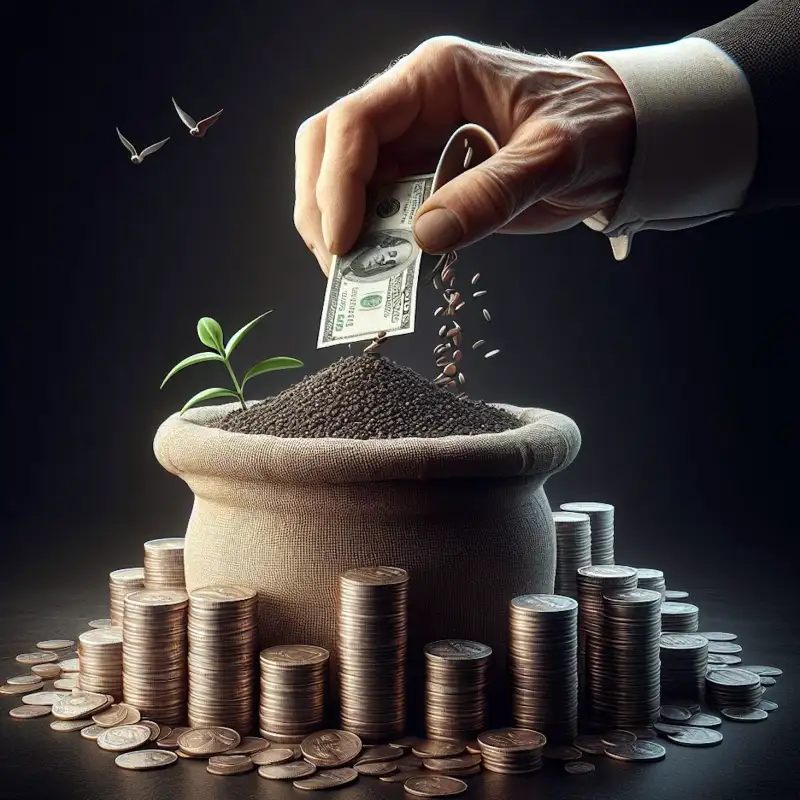 화분을-키우듣-종자돈을-모으는-이미지