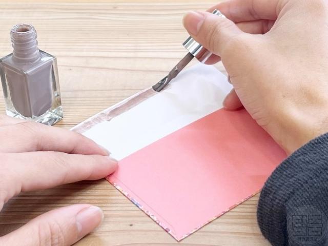 딱풀 대용 네일컬러 매니큐어