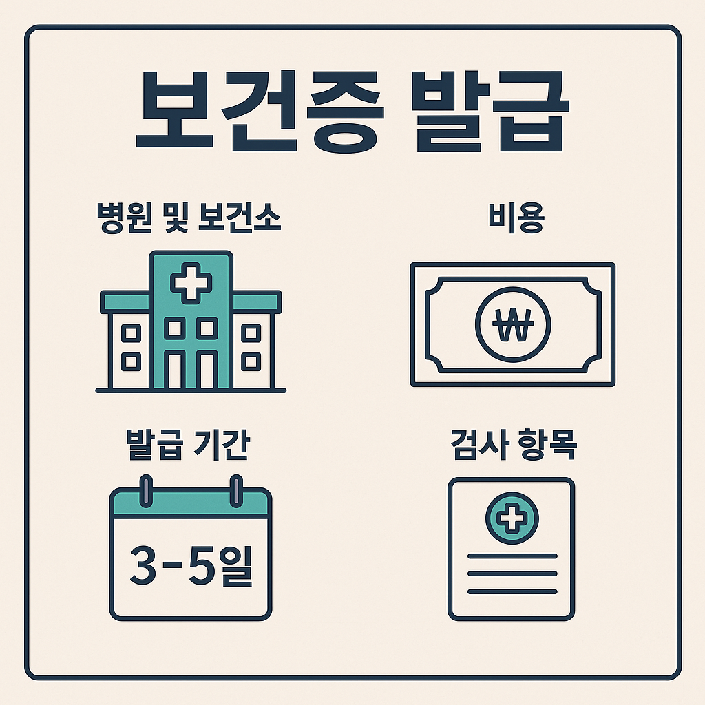 보건증 발급 방법