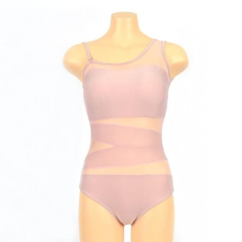 MLX 비치웨어 언발 시스루 모노키니 수영복 DM 608