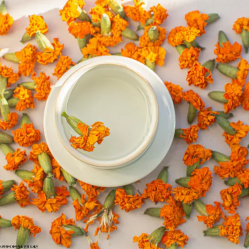메리골드 꽃차
