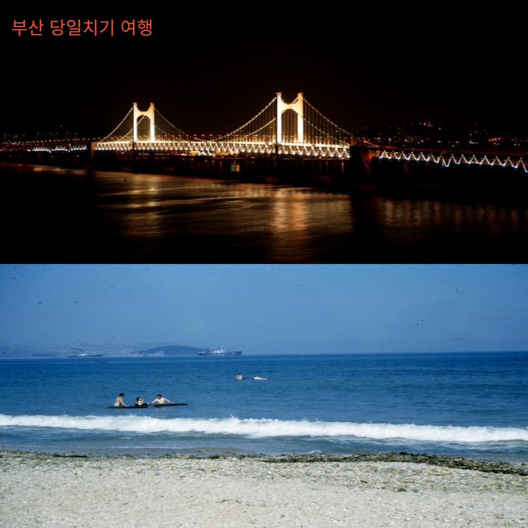 광안리 해수욕장과 광안대교